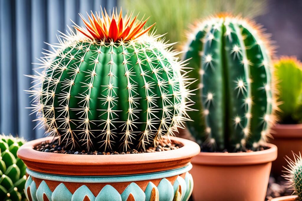 vaso decorativo para cactos